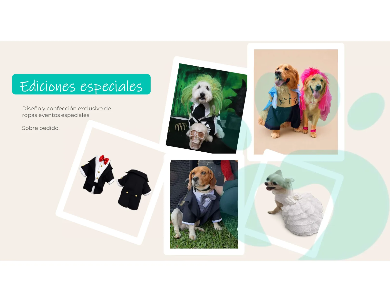 Página 28 de 33: Diseño y confección exclusivo de ropas eventos especiales Sobre pedido. Ediciones especiales